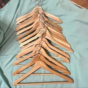 14 Wooden Hangers
